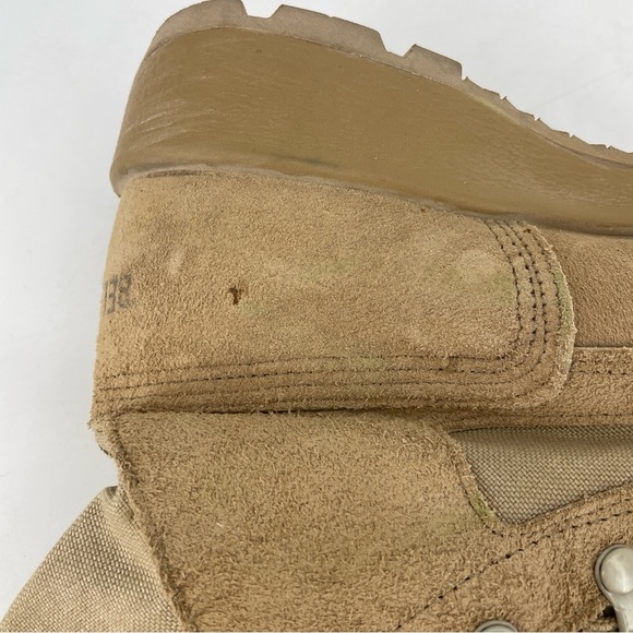Belleville Mens Size 8 W Desert Tan Steel Toe Military Combat Boots - Picture 2 of 7